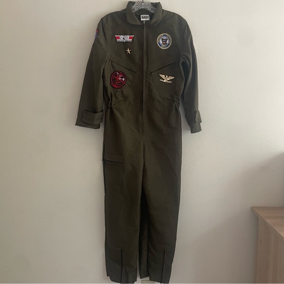 Top Gun Maverick Pilots Jumpsuit Costume size Large - Picture 7 of 11